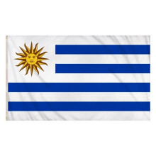 Uruguay Flagge 5 x 3ft Unterstützer Flagge mit Ösen zum Aufhängen