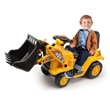 Childrens Large Bulldozer Digger Ride On Toy Push Along Truck Role Play YD1004