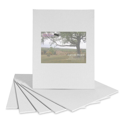 40 x 40cm Blank Canvas Panel Künstler Cotton Duck Gesso Primed Boards