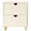 Meuble de bureau en contreplaqué Mini 2 tiroirs à décorer 1