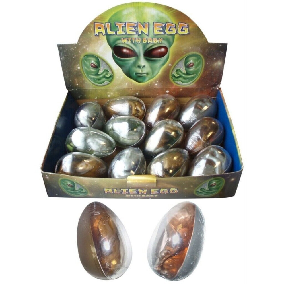 1x Large Space Alien Egg Baby Embryo In Goo Party Bag Filler Toy 4100