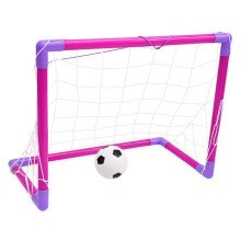Rosa Fußball-Trainings-Set Tor 80cm x 60cm und Mini Skills Ball Lioness