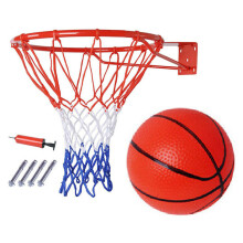 Basketball-Metallkorbring mit Netz und Zubehörset