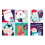 Weihnachtskarten - 30 Kids School Pack - Niedliche Charaktere 1