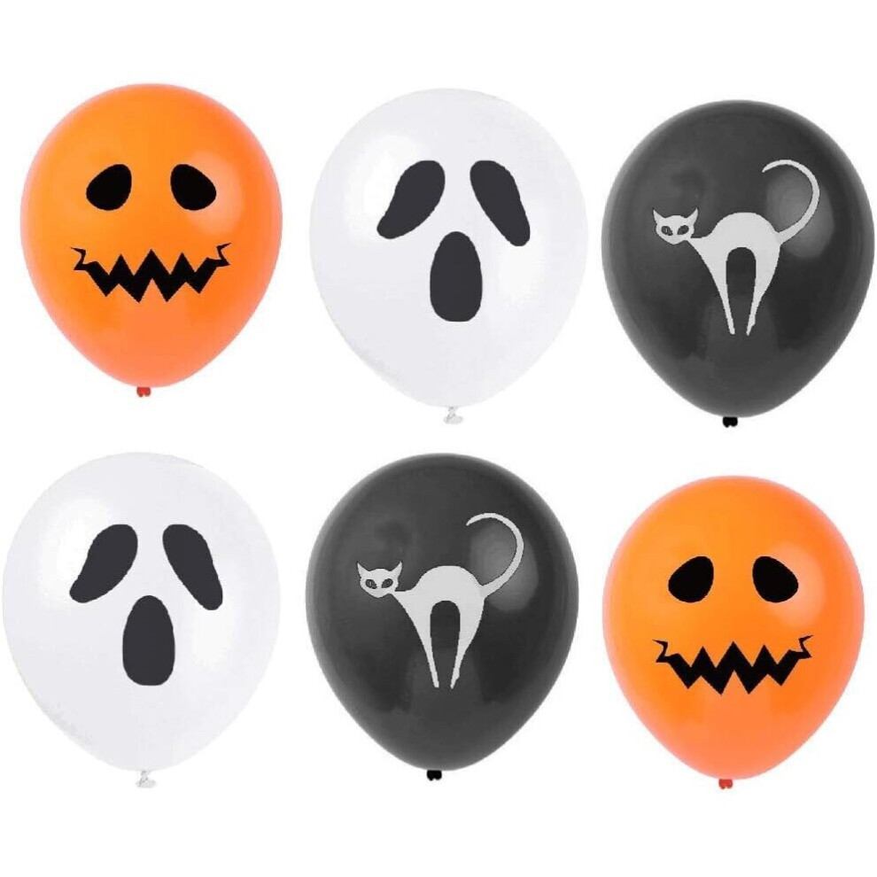 Halloween Party Balloons Scary Haunted House Decoration Assorted 15pk