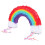 Quickdraw Jumbo 55cm Regenbogen Smash N' Bash oder Pull String Pinata Kinder Party Spiel 1