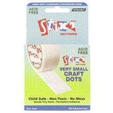 300 Very Small Permanent Craft Dots Acid-Free Glue Hobby Adhesive Stix2