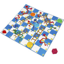 Snakes & Ladders Outdoors Indoors Board Garden Game Toy