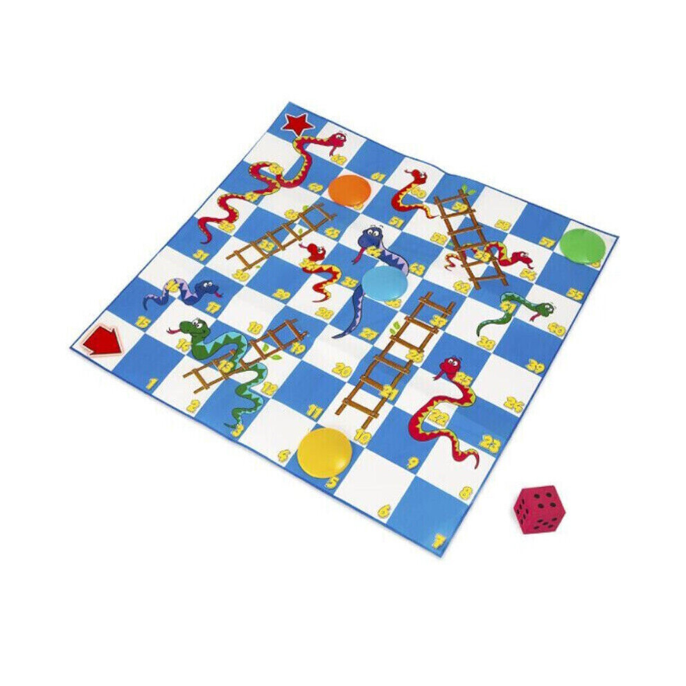 Grafix Snakes & Ladders Outdoors Indoors Board Garden Game Toy