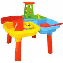 Kinder bunte 4 Abschnitt im Freien Sand &amp; Wasser spielen Tisch Set 127