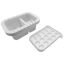 Künstler Pinselreiniger Waschmaschine Lagerung Halter Badewanne &amp; Mischen Palette YM-X2