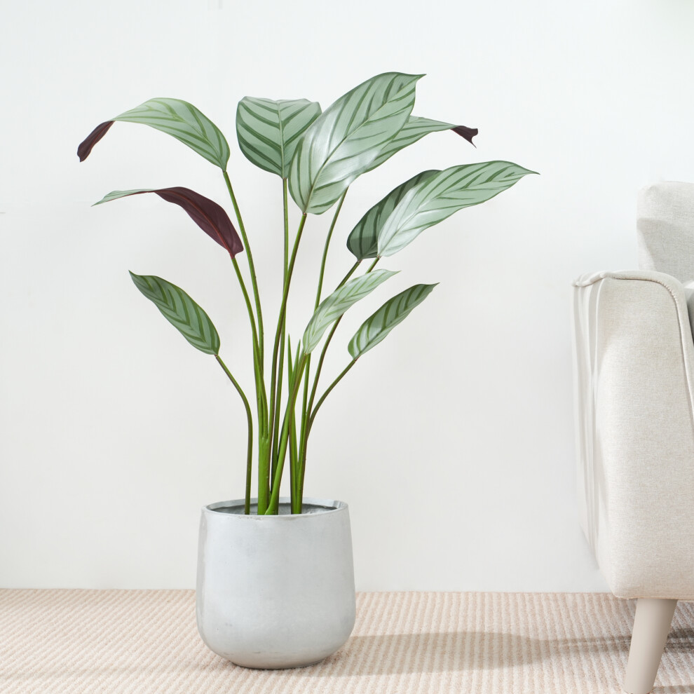 (90CM) Artificial Bird of Paradise Tree with Planter&Moss
