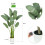 MCC (90CM) Artificial Bird of Paradise Tree with Planter&Moss 3