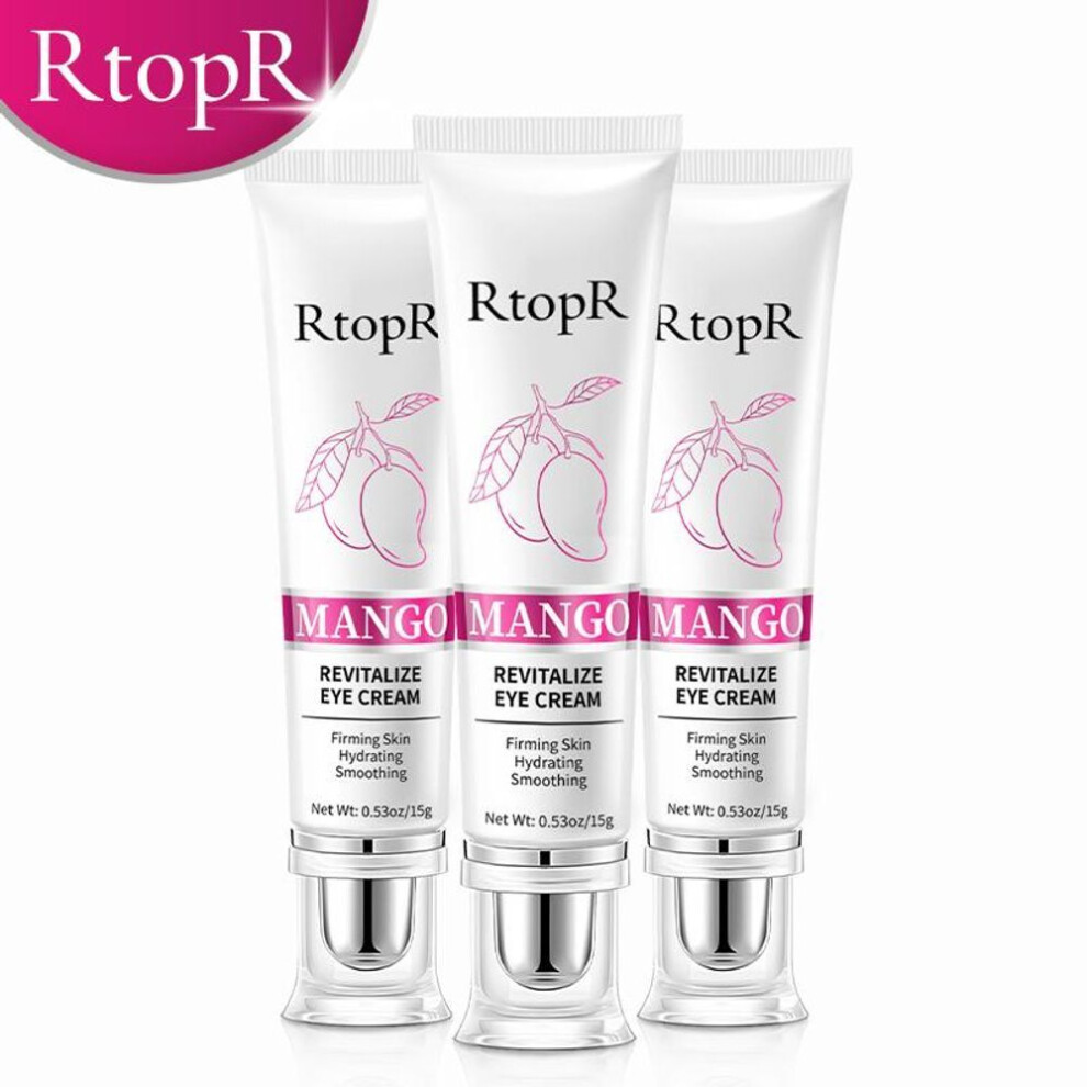 (3pcs) RtopR Mango Eye Cream Anti-puffiness Dark Circles Moisturizing And Moisturizing Around The Eyes Anti-Aging And Firming Around The Eyes