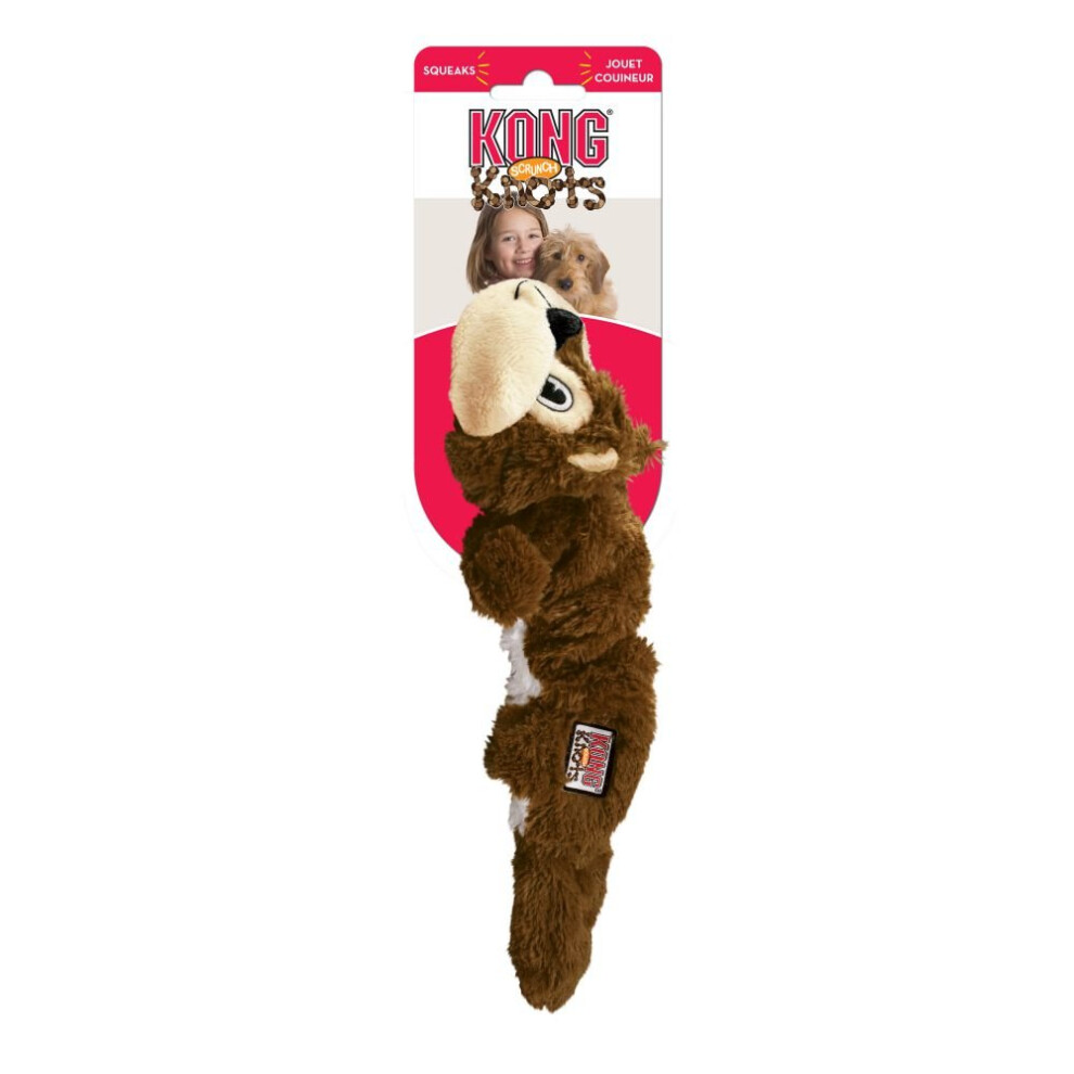 Kong Scrunch Knots Squirrel Small/Medium
