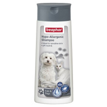 Beaphar Hypo Allergenic Shampoo for Dogs, Puppies & Cats - 250ml - MSM, Neutral pH (Replaces 15290)