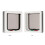 Pet Mate Cat Mate 4 Way Locking Cat Flap 235W White 2