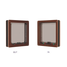 Cat Mate Large Cat Flap 221B Brown