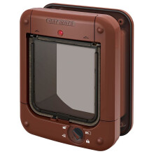 Cat Mate Microchip Cat Flap 360B Brown