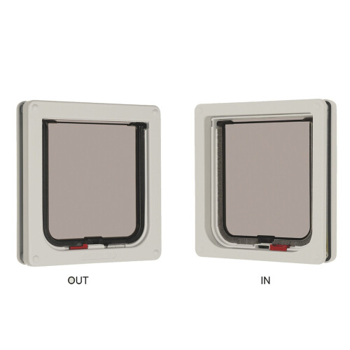 Pet Mate Cat Mate Lockable Cat Flap 304W White