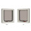 Pet Mate Cat Mate Lockable Cat Flap 304W White 2