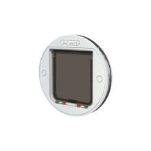 Cat Mate Large Glass Fitting Cat Flap 357W White