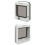 Pet Mate Cat Mate Rotary 4 Way Locking Cat Flap 358W White 1