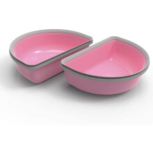 SureFeed Half Bowl Pack of Two Pink (1 Complete Bowl) (Loose)