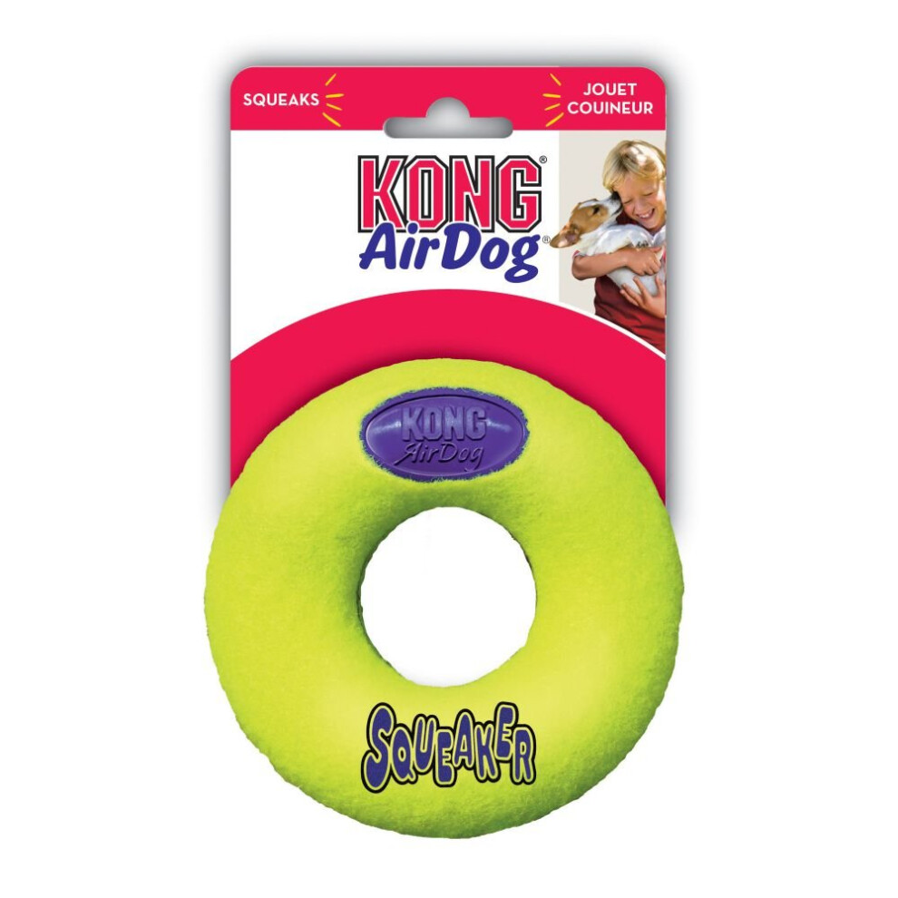 Kong Airdog Squeaker Donut Medium
