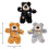 KONG KONG Softies Patchwork Bear 4