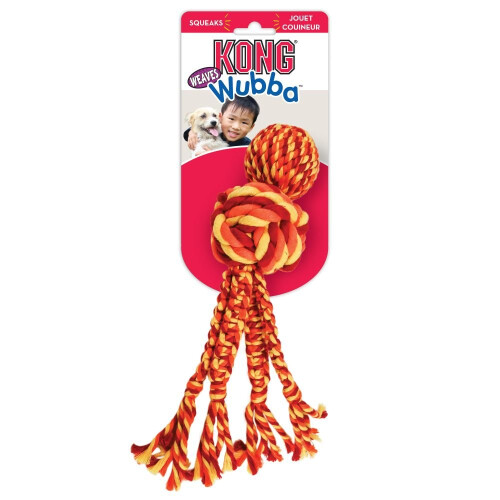 KONG KONG Wubba Weaves With Rope Small 1