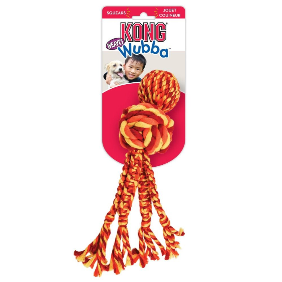 Kong Wubba Weaves With Rope X-Large
