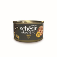 SCHESIR After dark Chicken in broth - wet cat food - 80g