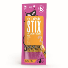 Schesir Stix Adult Cat Chicken 6X15g Stick, 12 Pack