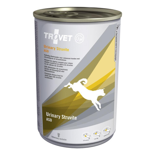TROVET ASD Anti-struvit Diet - vådfoder til hunde - 6x400 g