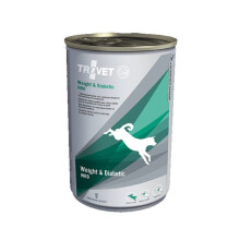 TROVET Weight & Diabetic WRD with chicken - Wet dog food - 400 g
