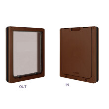 Dog Mate Large Dog Door 216B Brown