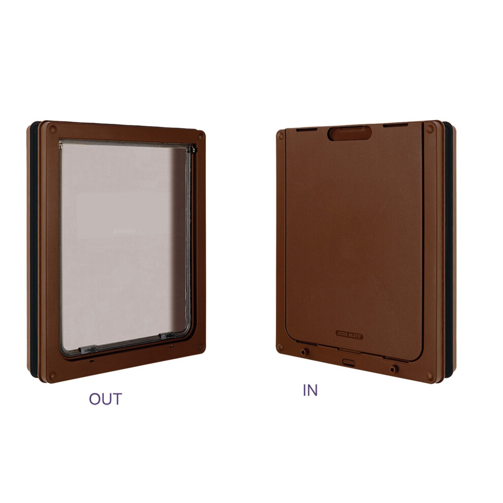 Photos - Other for Dogs Dog Mate Large Dog Door 216B Brown