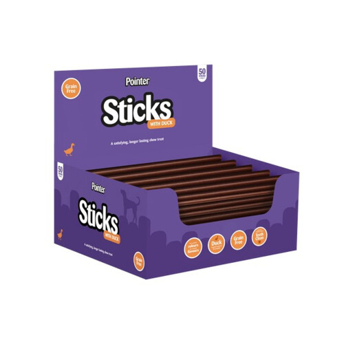 (Lamb) Pointer Grain Free Dental Sticks For Dogs 50 Pack Box 1