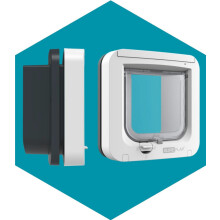 SureFlap Microchip Cat Flap Grey/White (Now In Stock! NEW)