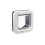 SUREFLAP Mikrochip Katzenklappe (weiß/grau) 16