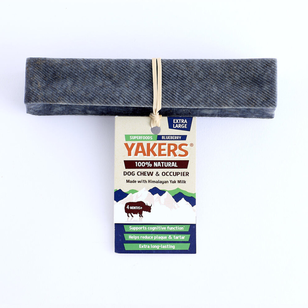 Yakers (Xl 10 Pk) Dog Chew Blueberry Box