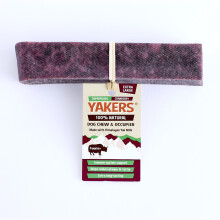 (XL 10 Pk) Yakers Himalayan Yak Milk Dog Chew Cranberry Box