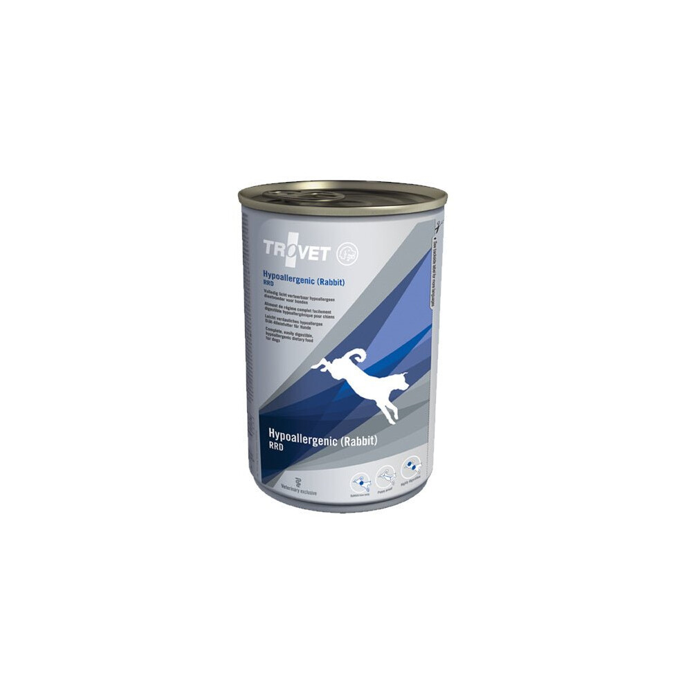 Trovet Rabbit Hypoallergenic Diet (Rrd) Canine - 6 X 400G Cans