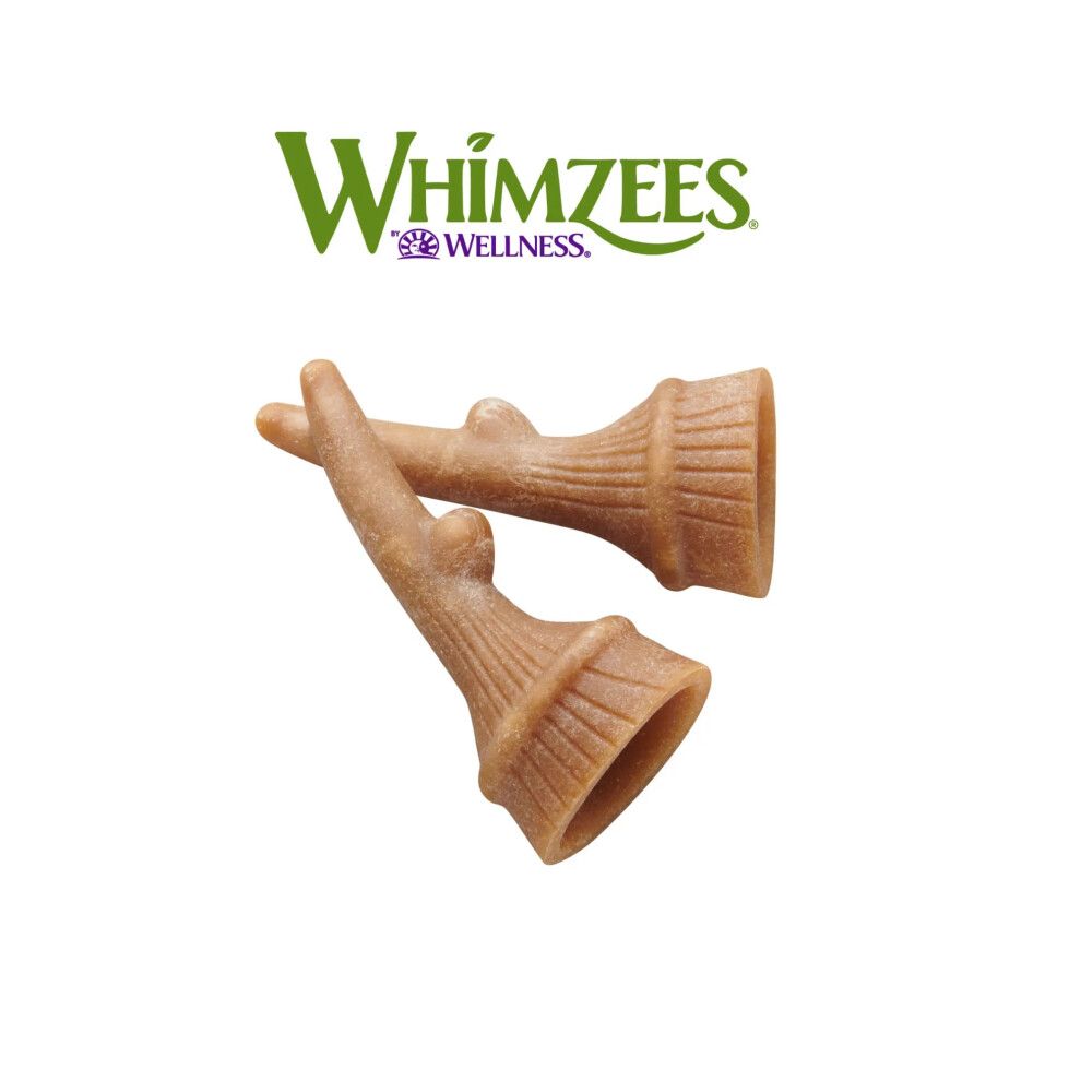 (Medium 66 Pack) Whimzees Antler Bulk Box