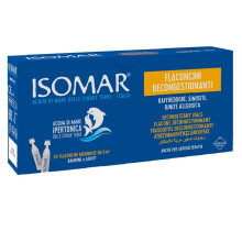 Isomar Nose Decongestant Vials | Fast Relief from Nasal Congestion & Blockage, Sterile & Safe for Sensitive Noses - 5ml x 20