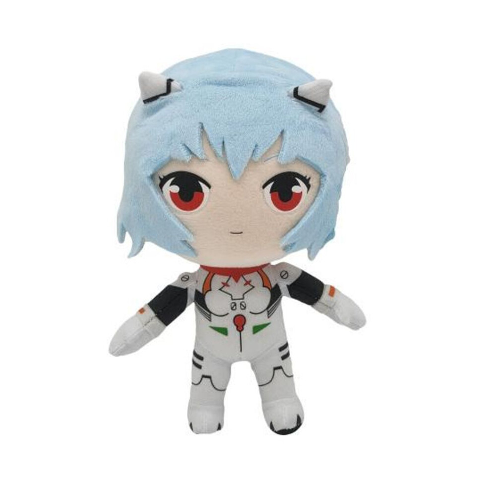 (as the picture) Stuffed Toy Fine Workmanship Lightweight PP Cotton Evangelion Heroine Rei Ayanami Plush Doll for Decoration