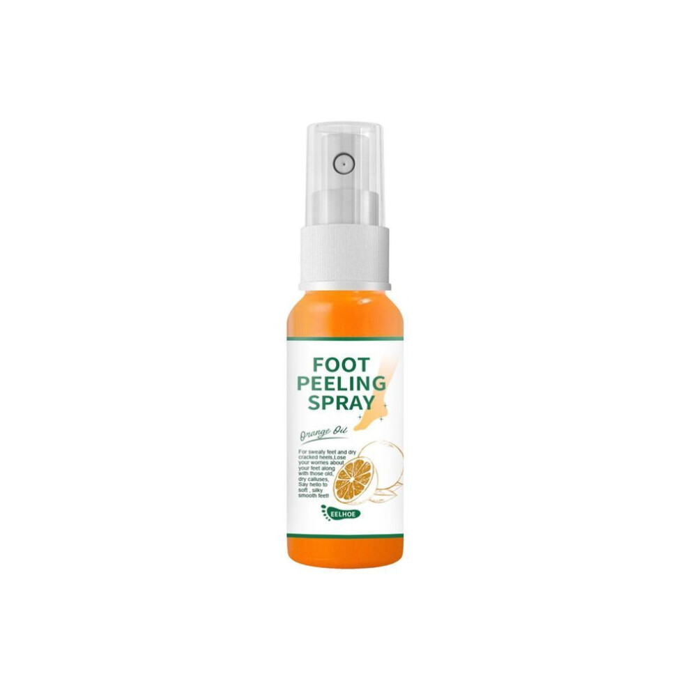 (30ml?tangerinr?) Eelhoe Foot Peeling Spray Natural Orange Essence Pedicure Hands Dead Skin Exfoliator Mask Whiten Baby Foot Care Tool