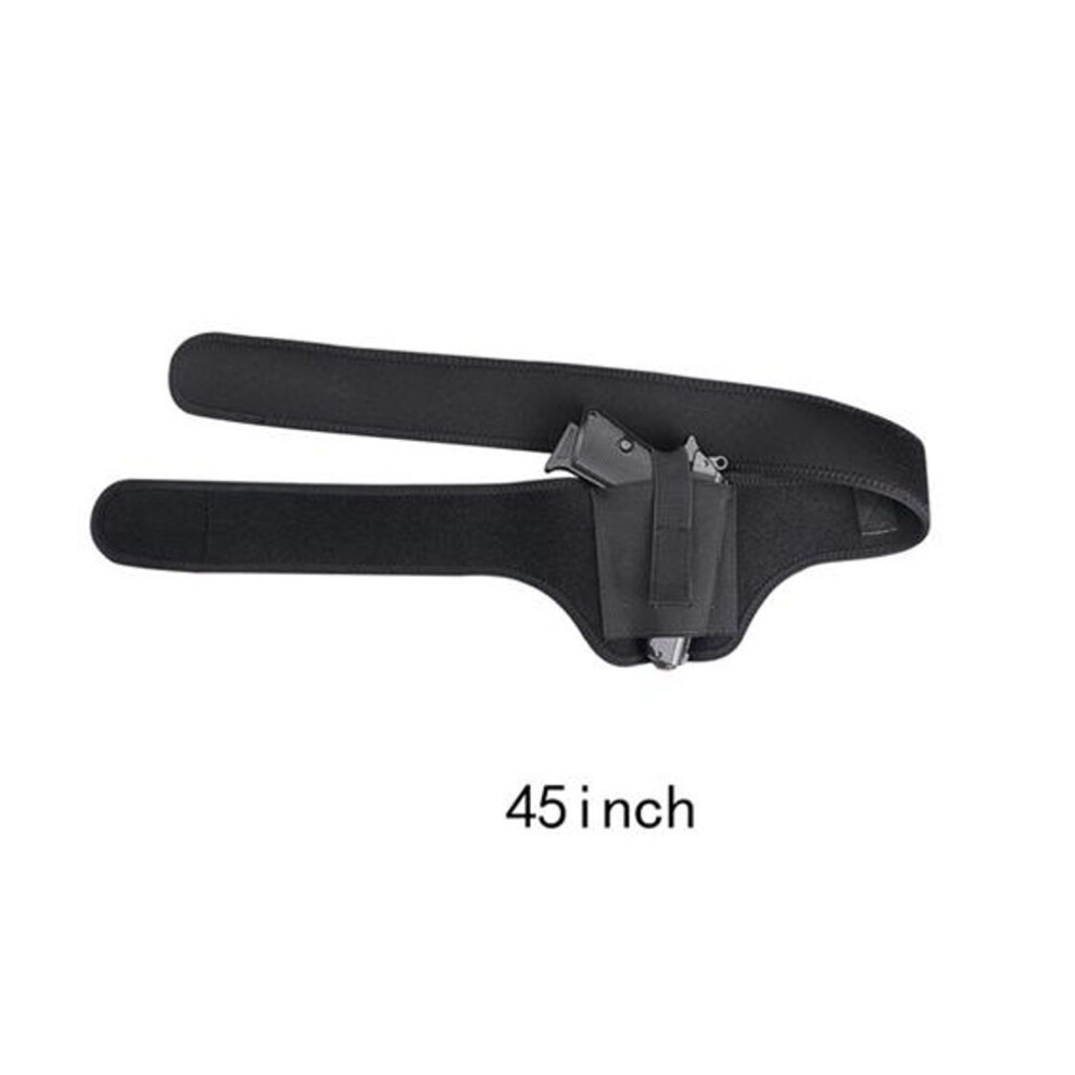 (black, 45inch) Men&apos;s Shoulder Holster Hidden Universal Underarm Gun Holster Removable Combinable Pistols Holster Outdoor Hunting Equipment