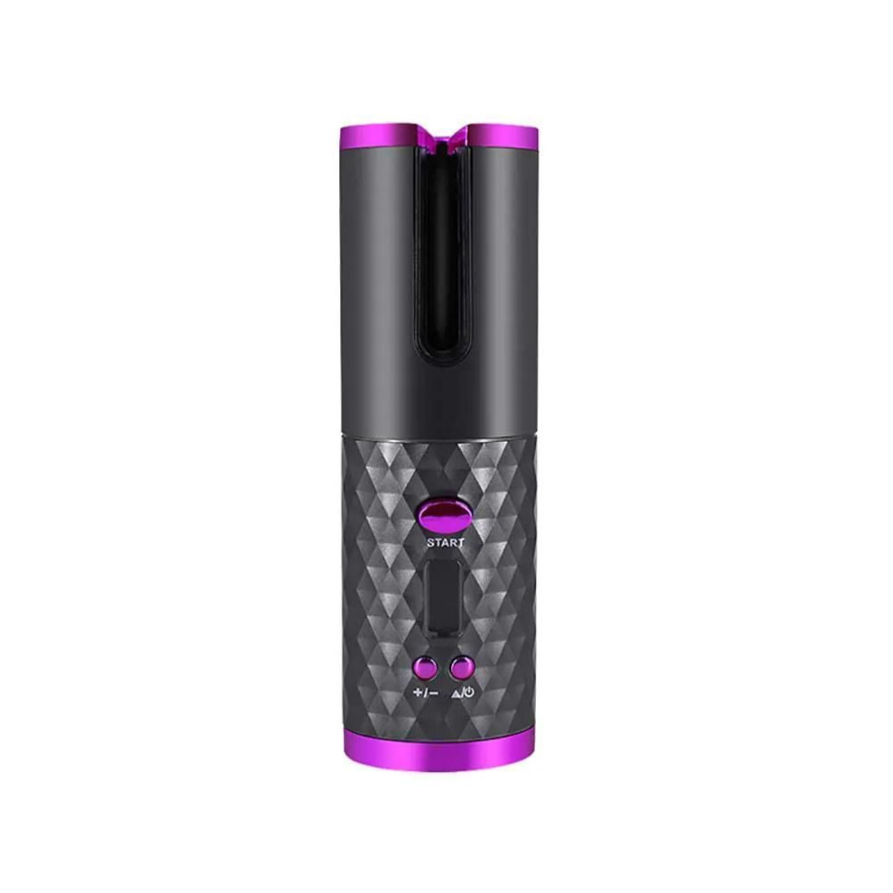 Grey (Grey) Automatic Hair Curler Ceramic Hair Curling Iron Hair Waver Wand Curling Wand Cordless Usb Curler Iron